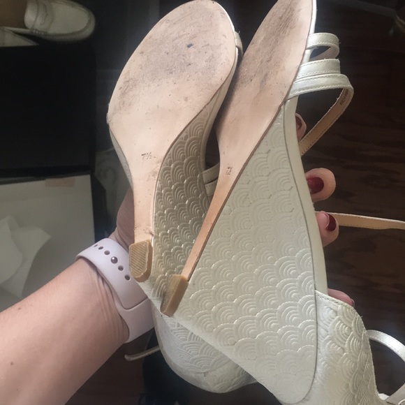 Bridal wedges Badgley Mischka - Picture 5 of 7